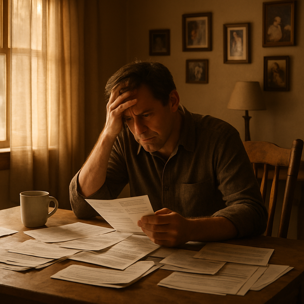 homeowner concerned about the price of their roofing estimates