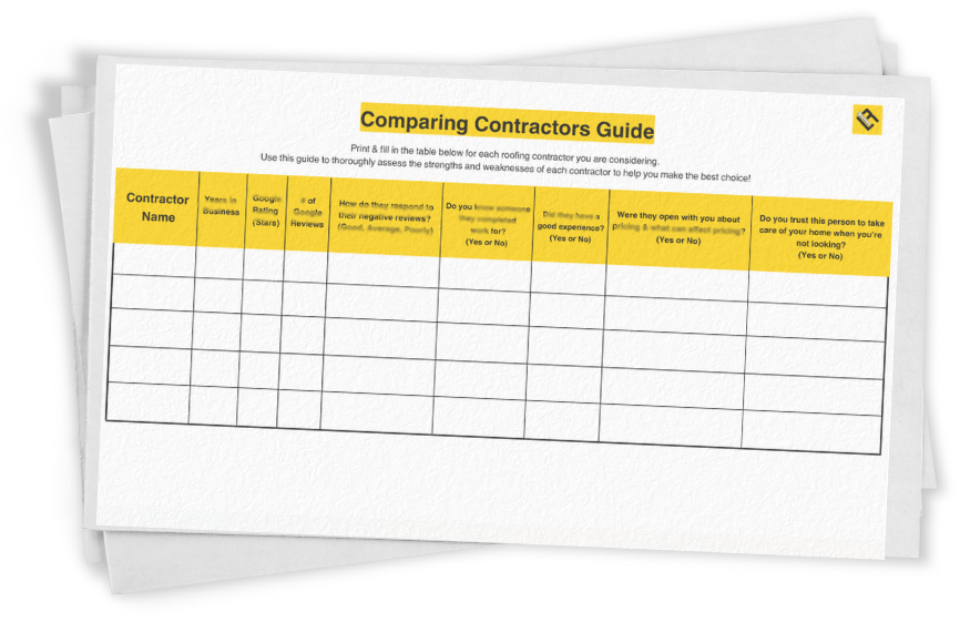 Guide for Comparing Contractors