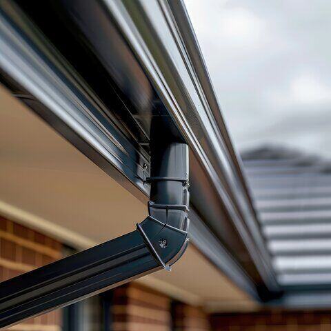 gutter downspout and debris blocker