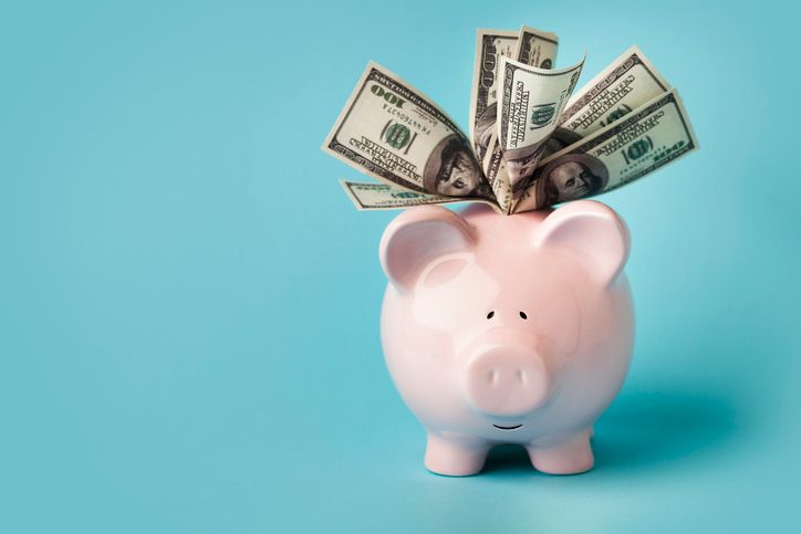 Money in the piggybank from paying less for a roof