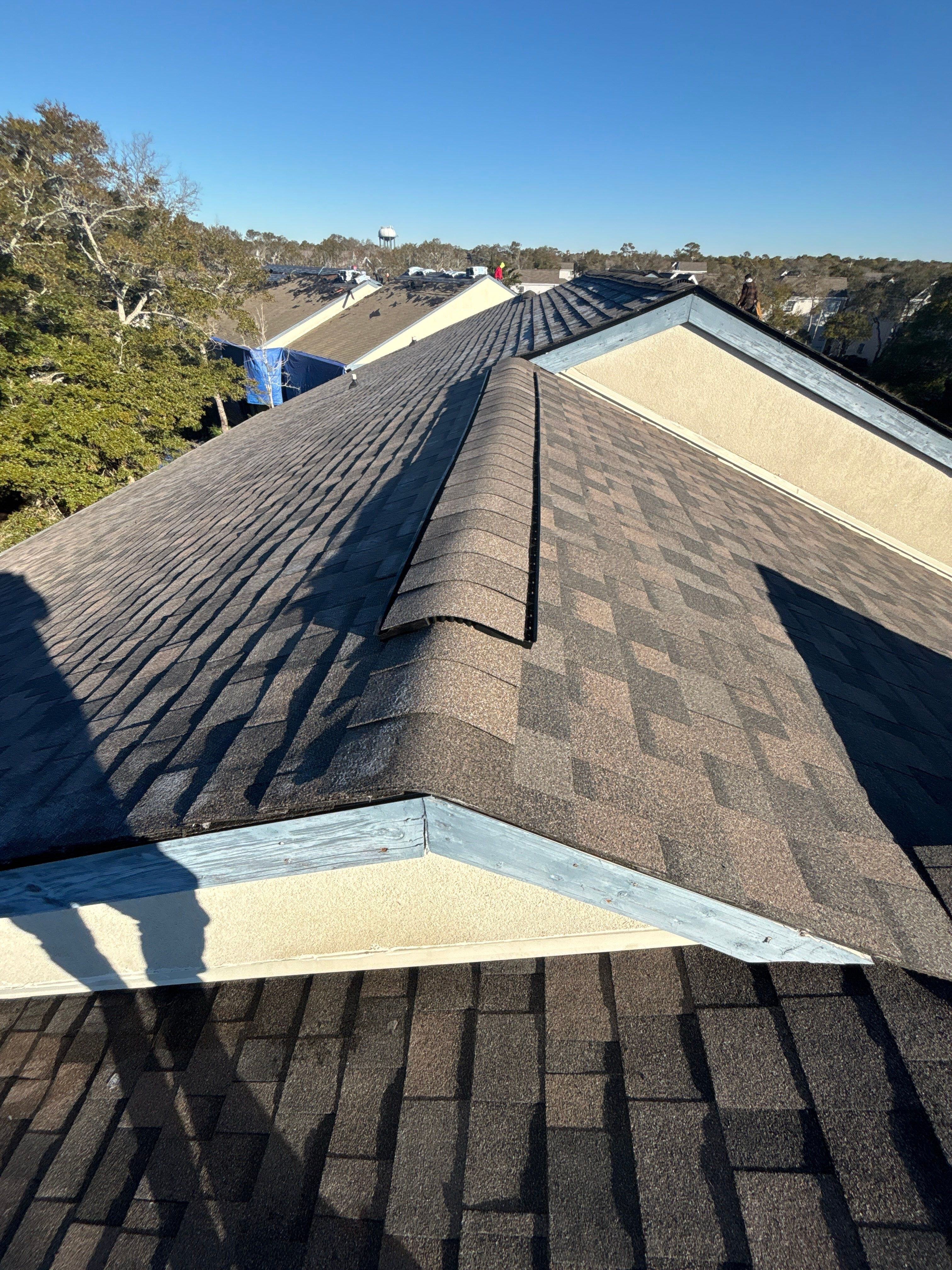 roof on a multifamily building