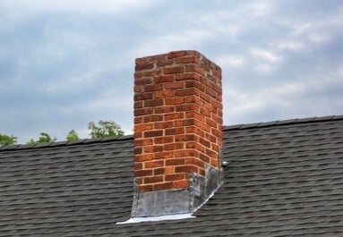 Roof Flashing around a chimney