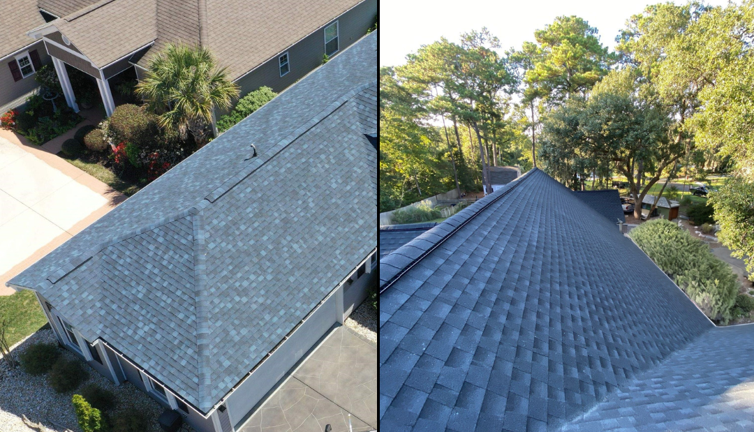 IKO and GAF roof shingles