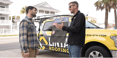 Storm damage consultation